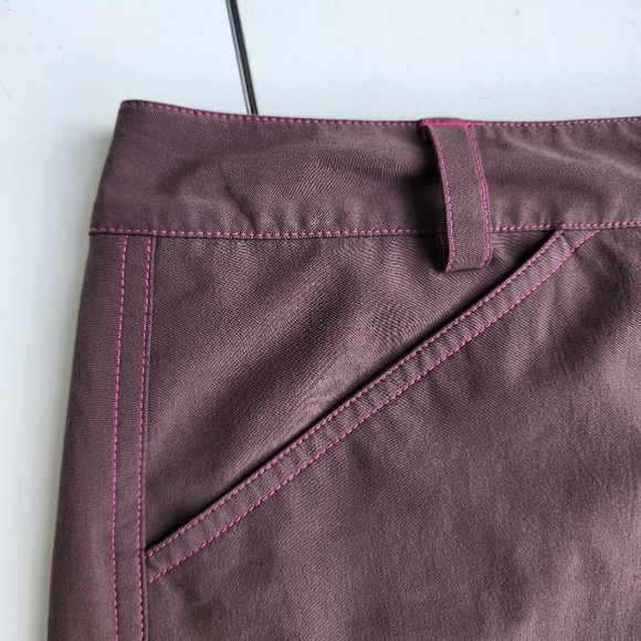 Cutter & Buck Annika Skort Women's Golf Pickleball Tennis Side Zip Brown Pink 14 - Picture 2 of 9